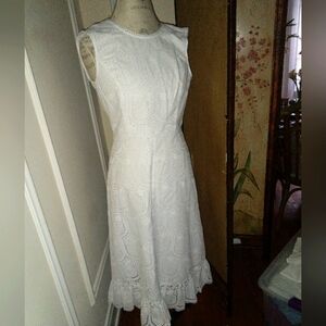 Draper James White eyelet dress